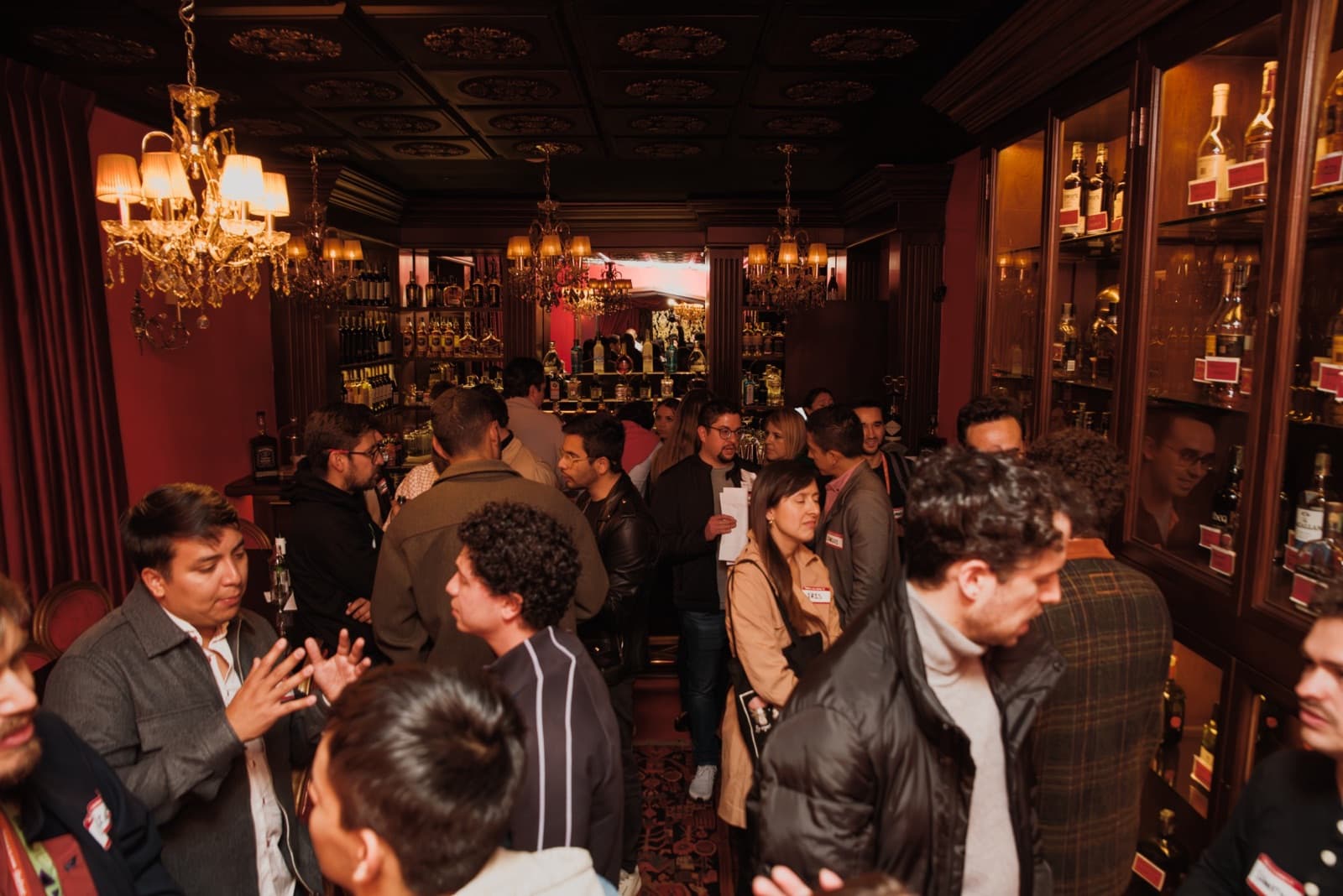 Full room at a Pygma community night in Bogotá
