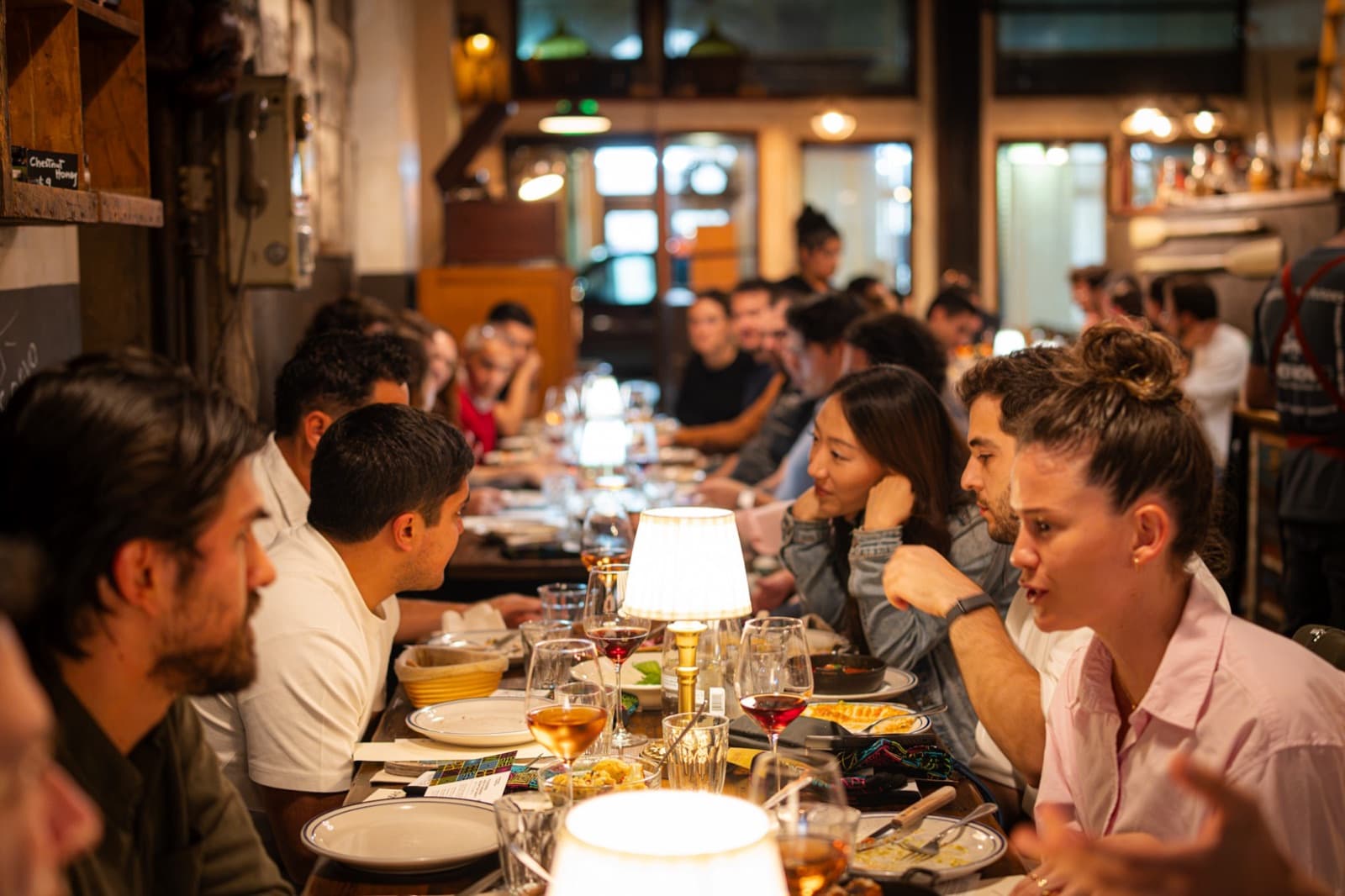 Long-table founder dinner